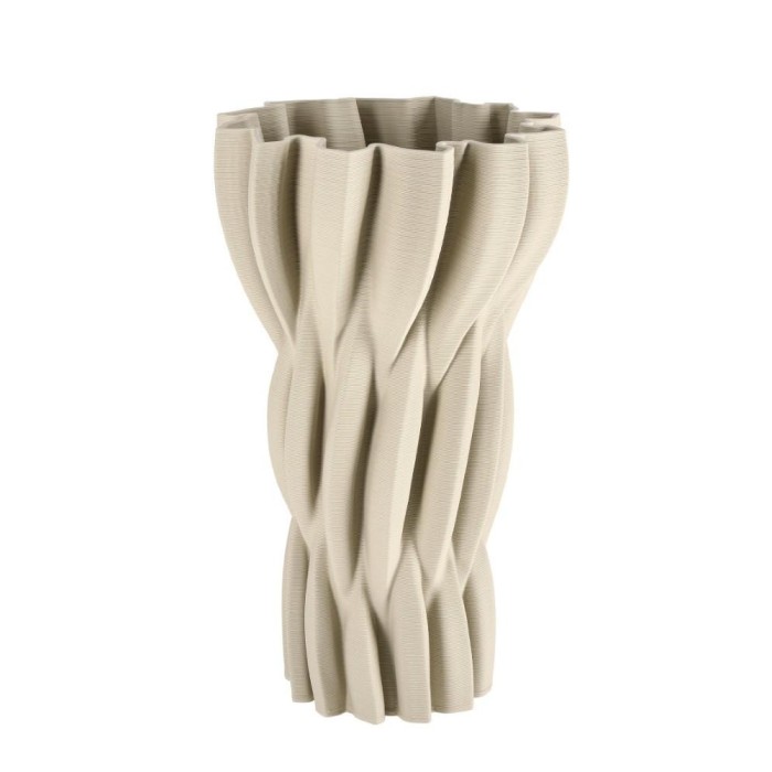 VASO REIKO TONDO BEIGE H.37